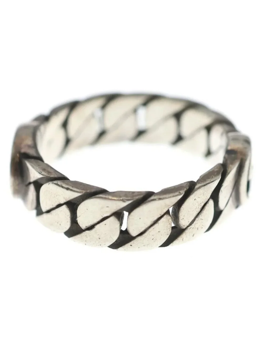 Gucci Interlocking Chain Ring Silver